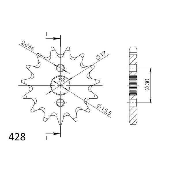 Supersprox / JT Front sprocket 1257.14