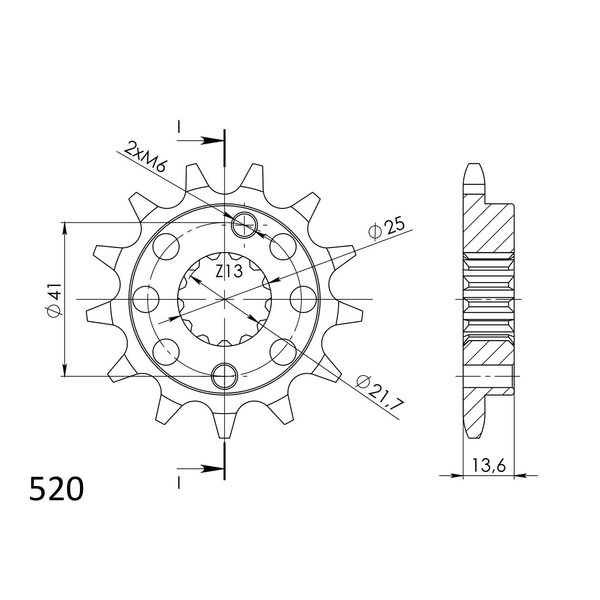 Supersprox / JT Front sprocket 1307.14