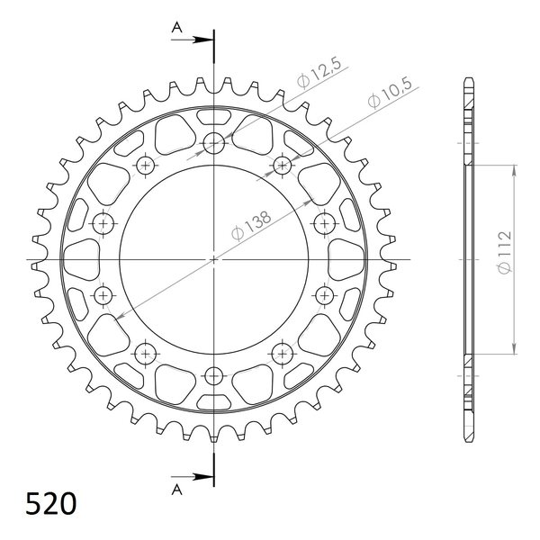 Supersprox / JT Rear sprocket 1303.41