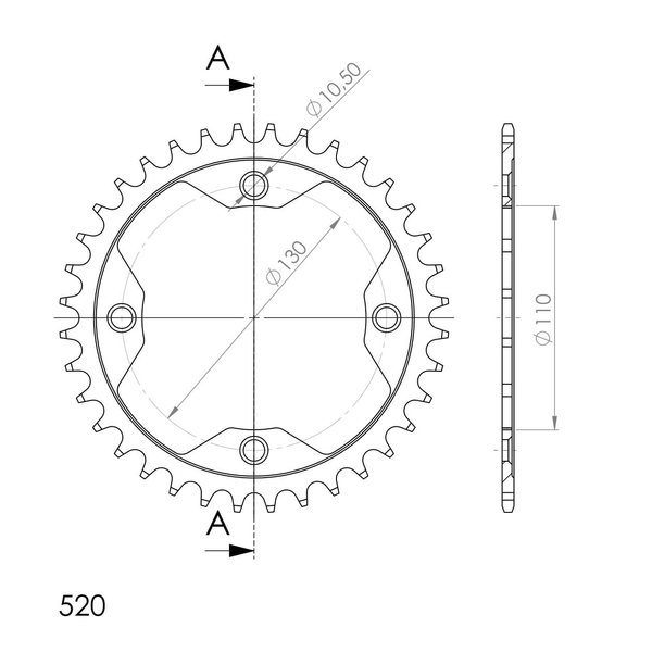 Supersprox / JT Rear sprocket 1350.38