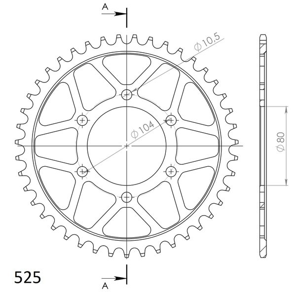 Supersprox / JT Rear sprocket 1489.43