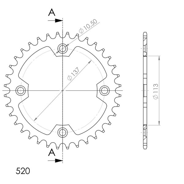 Supersprox / JT Rear sprocket 1760.38