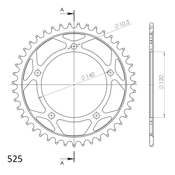 Supersprox / JT Rear sprocket 1792.43