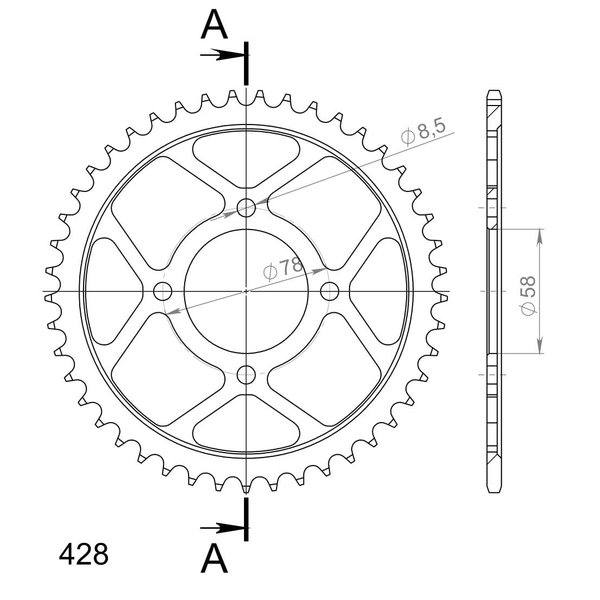 Supersprox / JT Rear sprocket 810.47