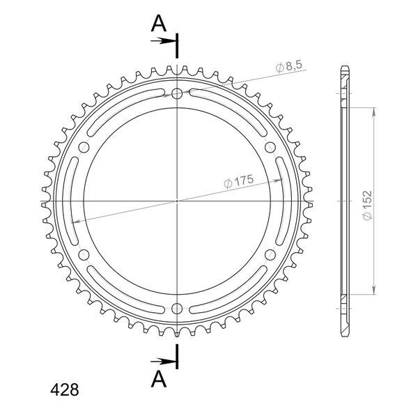 Supersprox / JT Rear sprocket 839.55