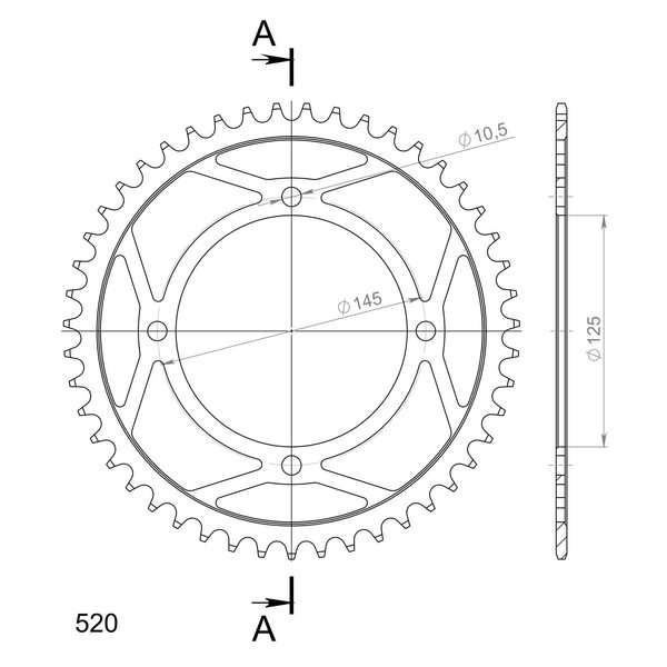 Supersprox / JT Rear sprocket 857.47