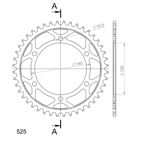Supersprox / JT Rear sprocket 867.44
