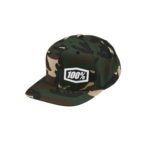 100% MACHINE SNAPBACK CAP CAMO - OS, ADULT, CAMO