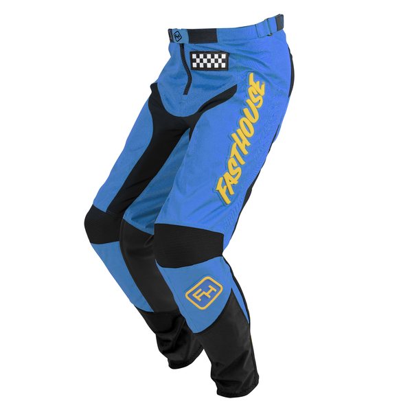 Fasthouse PANTS GRINDHOUSE, ADULT, 36, BLACK BLUE YELLOW