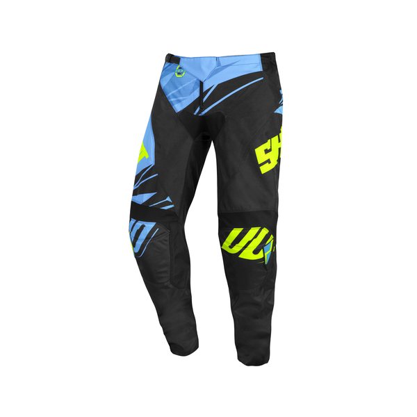 Shot PANT VENTURY, ADULT, 38, CYAN NEON YELLOW