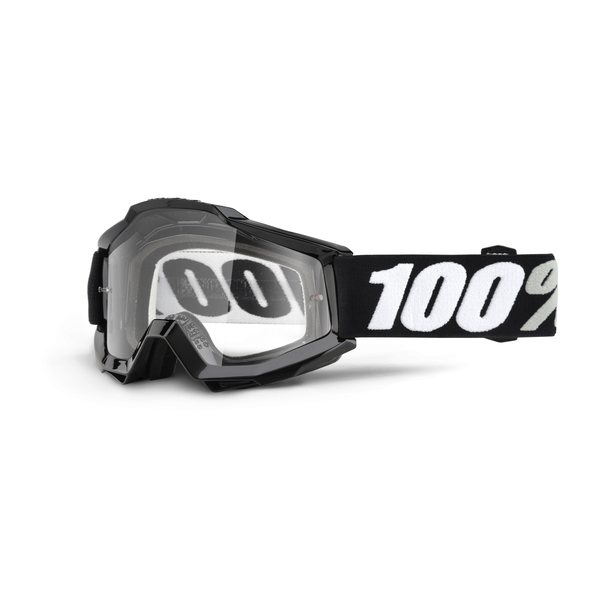 100% ACCURI OTG Goggle Tornado - Clear Lens, ADULT