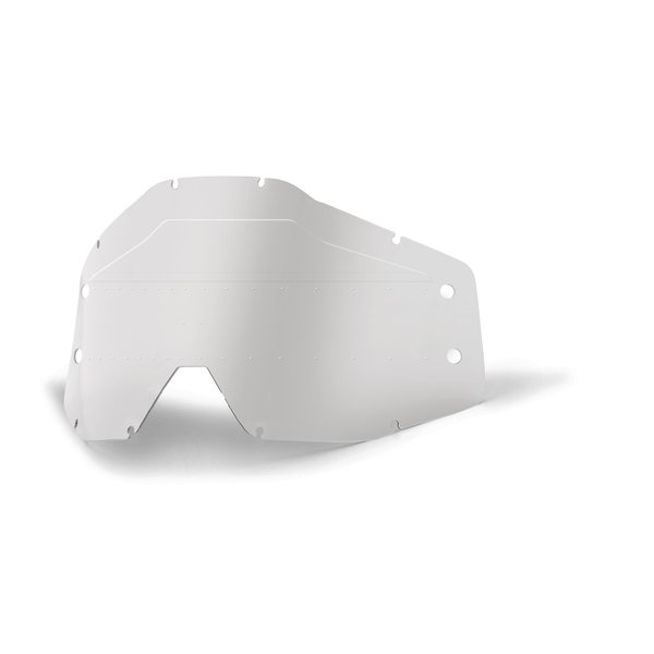 100% ACCURI FORECAST Lens Sonic Bumps - w/mud visor - Clear