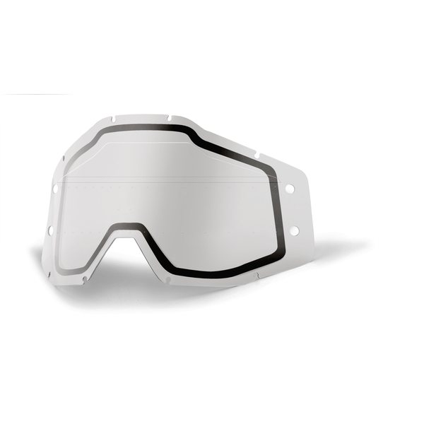 100% ACCURI FORECAST Dual Lens Sonic Bumps - w/mud visor - Clear