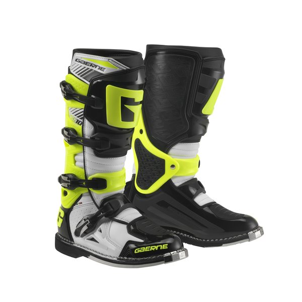 Gaerne SG-10, ADULT, 42, NEON YELLOW WHITE BLACK