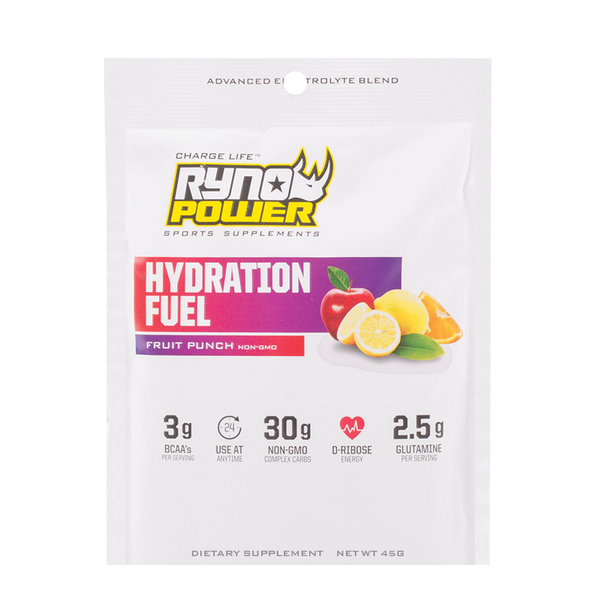Ryno Power Hydration Fuel Sample Single Serving, Fruit Punch
