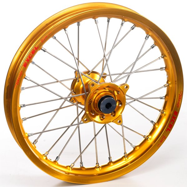 Haan Wheels Complete Wheel, 2,15, 19", REAR, GOLD, KTM 16-20 450 EXC-F, 13-20 450 SX-F, 18-20 250 EXC TPI/300 EXC TPI, 16-17 250 EXC/300 EXC, 16-20 250 EXC-F, 13-20 250 SX/250 SX-F, 16-20 350 EXC-F, 13-20 350 SX-F, 16 125 EXC/200 EXC/500 EXC, 13-20 125 S