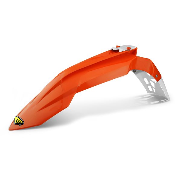 Cycra Front Fender Vented, ORANGE, KTM 17-20 450 EXC-F, 16-18 450 SX-F, 18-20 250 EXC TPI/300 EXC TPI, 17 250 EXC/300 EXC, 17-20 250 EXC-F/500 EXC-F, 17-18 250 SX, 16-18 250 SX-F, 17-18 350 EXC-F, 16-18 350 SX-F/150 SX, 16-20 125 SX, 17-18 125 XC-W/150 X