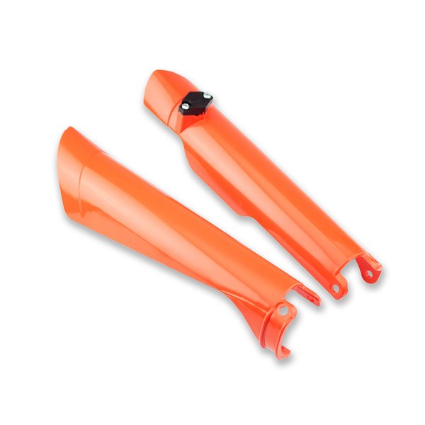 Cycra Fork Guards, ORANGE, KTM 08-15 450 EXC-F, 08-14 450 SX-F, 08-15 250 EXC/250 EXC-F, 08-14 250 SX/250 SX-F, 10-15 350 EXC-F, 10-14 350 SX-F, 08-15 125 EXC/200 EXC/300 EXC, 08-14 125 SX, 08 144 SX/505 SX-F, 09-14 150 SX, 08-10 400 EXC, 12-15 500 EXC,