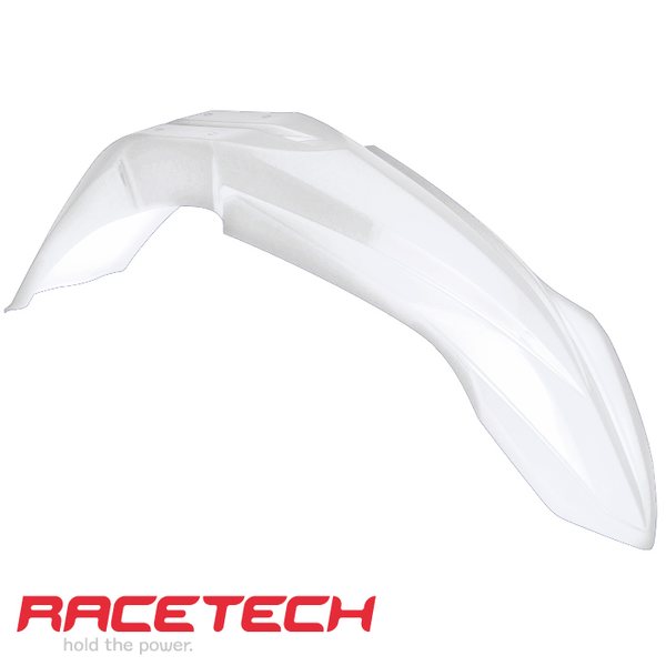 Rtech Front Fender, WHITE, Yamaha 12-18 WR450F, 10-17 YZ450F, 16-19 WR250, 15-19 WR250F, 16-20 WR250R, 15-20 YZ250, 10-18 YZ250F, 15-20 YZ125