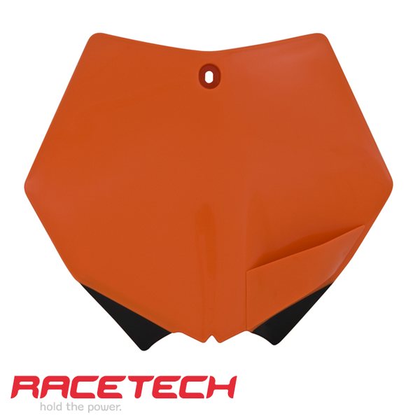 Rtech Number Plate, ORANGE, KTM 07-12 450 SX-F, 07-12 250 SX/250 SX-F, 10-12 350 SX-F, 07-12 125 SX, 07-08 144 SX/505 SX-F, 09-12 150 SX