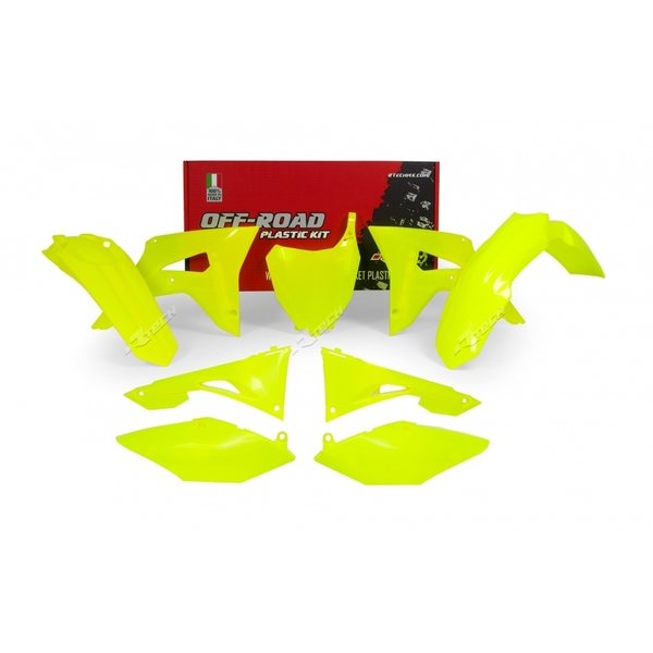 Rtech Plastic Kit, NEON YELLOW, Honda 17-18 CRF450R, 18 CRF250R