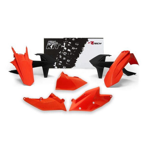 Rtech Plastic Kit (no front no plate), O.E.M, KTM 17-19 450 EXC-F, 18-19 250 EXC TPI/300 EXC TPI, 17 250 EXC/300 EXC, 17-19 250 EXC-F, 17-19 350 EXC-F, 17-19 125 XC-W/150 XC-W/500 EXC-F