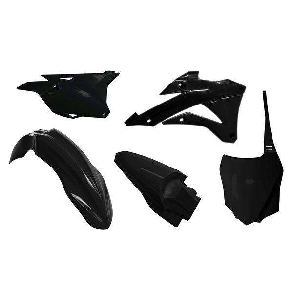 Rtech Plastic Kit, BLACK, Kawasaki 14-20 KX85