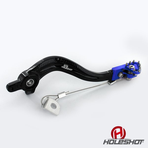 Holeshot Brake Pedal Flex Tip, BLACK BLUE, Yamaha 10-20 WR250F/YZ250F