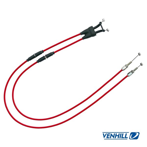 Venhill Throttle Wire, RED, Honda 16 CRF450R, 16-17 CRF250R