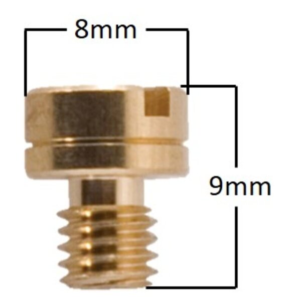 Main Jet # 55 , Round, Fits: Mikuni