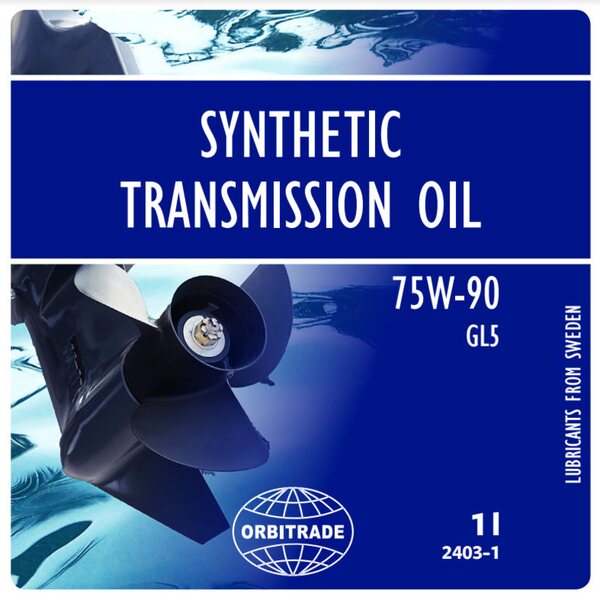 Orbitrade Gearcase oil synthetic 75w90, 5L