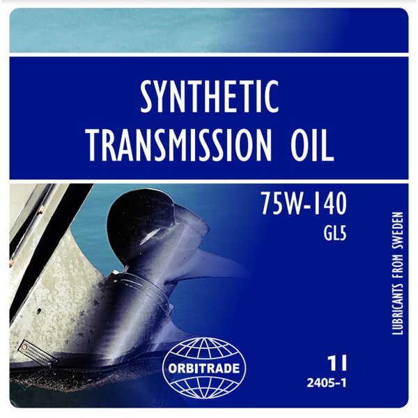 Orbitrade Gearcase oil synthetic 75w140, 1L