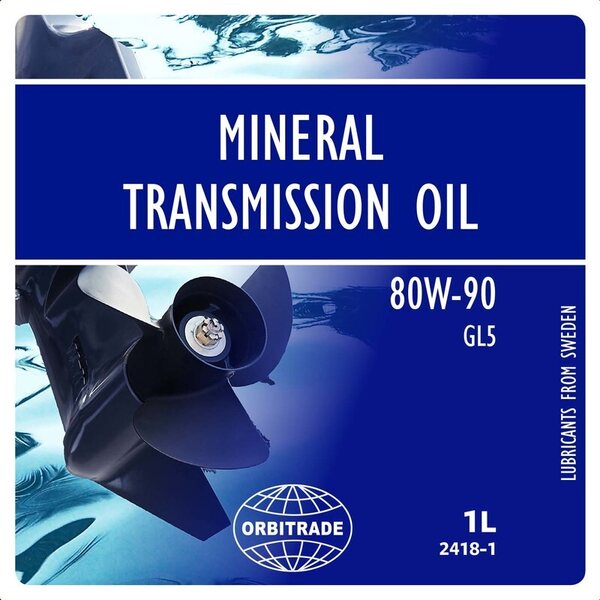 Orbitrade Gear oil mineral 80W-90 208L