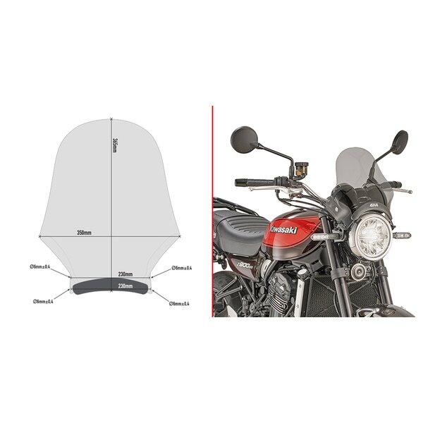 Givi SCREEN KIT FOR A200 AND A210