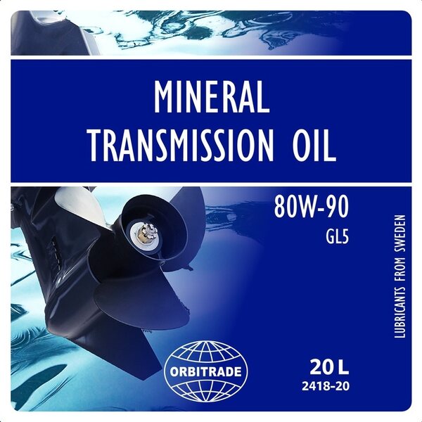 Orbitrade , Gear oil mineral 80W-90 20L Bag in box