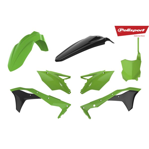 Polisport kit Kawasaki KX450F(16-18) Green/black