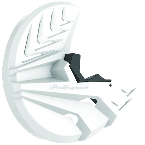 Polisport Disk w/bottom fork prot KX250F(13-18) KX450F(15-18) white/black