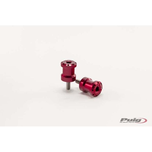 Puig Spools By Pair Hi-Tech Parts Diam.6Mm C/Red