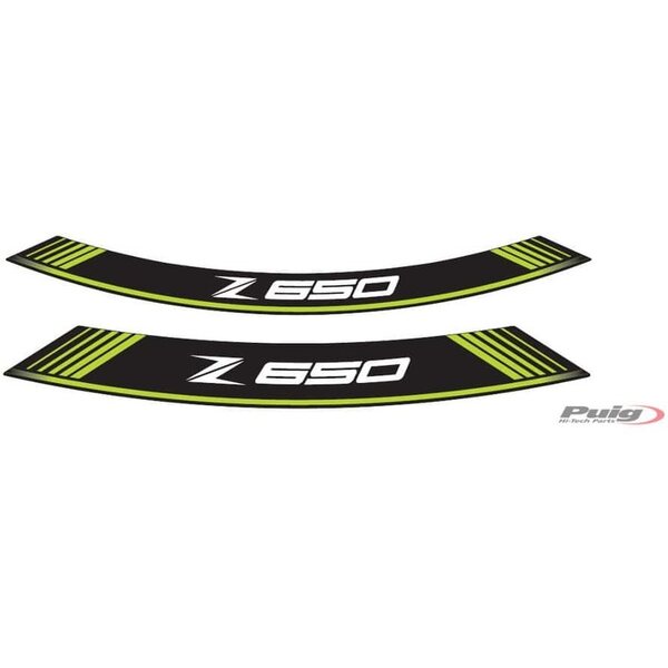 Puig Kit 8 Rim Strips Z650 C/Green
