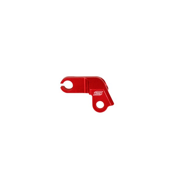 Scar Clutch Cable Guide - Honda Red color