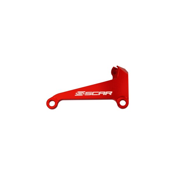 Scar Clutch Cable Guide - Honda Red color