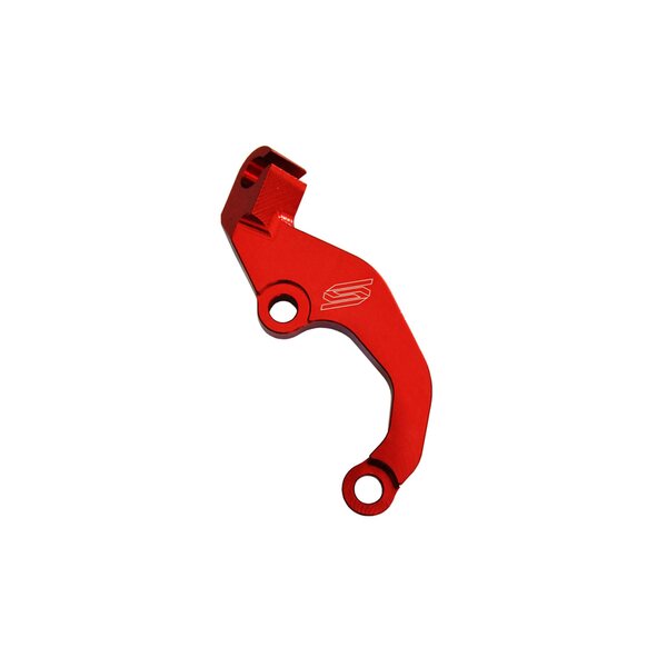 Scar Clutch Cable Guide - Honda Red color
