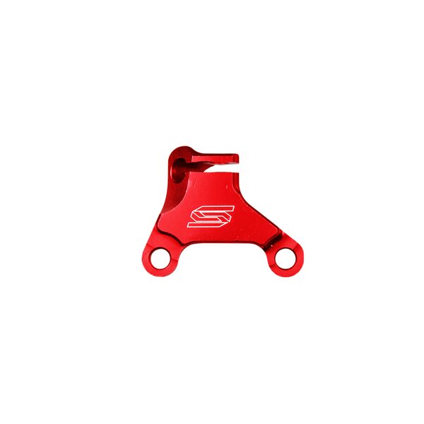 Scar Clutch Cable Guide - Suzuki Red color