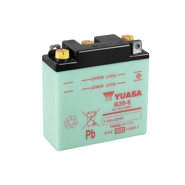 Yuasa Battery, B39-6 (dc) 6V