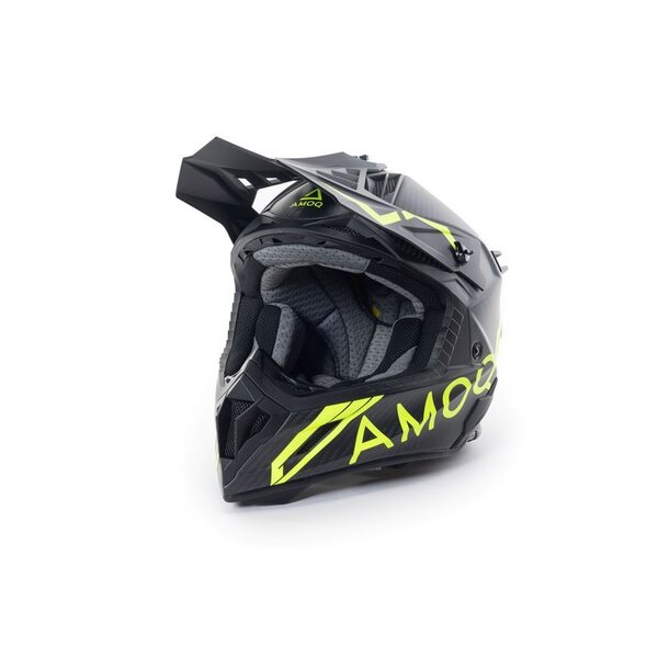 AMOQ Friction MIPS Carbon Kypärä Musta/HiVis S