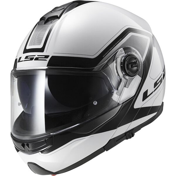 LS2 Helmet FF325 Strobe Civik White/Black S