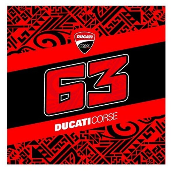 VR46 Ducati / Bagnaia bandana-huivi