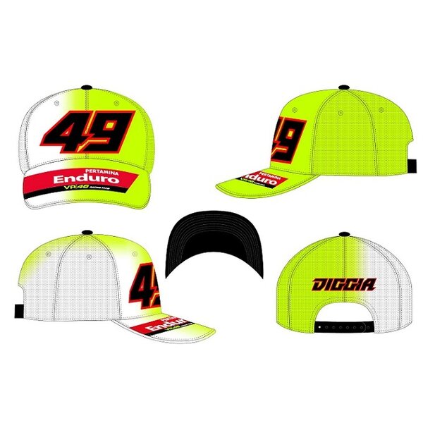 VR46 Enduro / Diggia 49 trucker-lippis