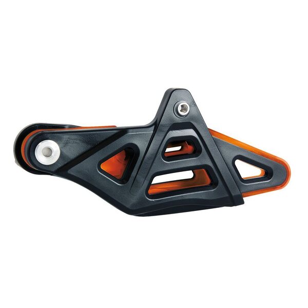 Rtech Chain Guard Aluminum reinforced, ORANGE, KTM 14-23 450 EXC-F, 18-22 250 EXC TPI/300 EXC TPI, 14-17 250 EXC/300 EXC, 23 250 EXC/300 EXC, 14-23 250 EXC-F, 14-18 350 EXC-F, 14-16 125 EXC/200 EXC/500 EXC, 17-18 125 XC-W/150 XC-W, 15-24 85 SX, 17-23 500