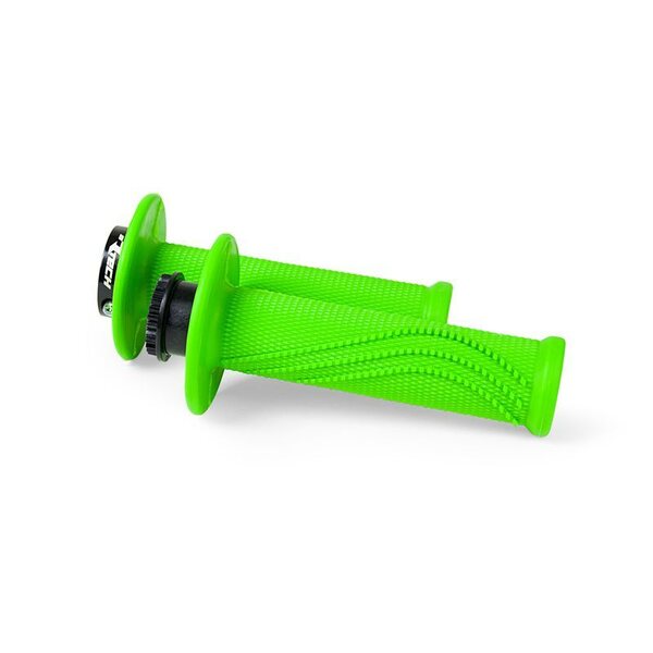 Rtech R20 LOCK-ON GRIPS WAVE, NEON GREEN